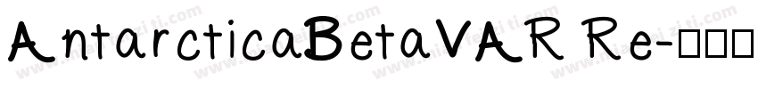 AntarcticaBetaVAR Re字体转换